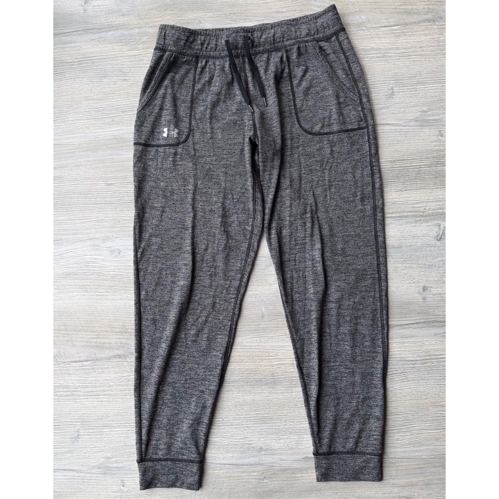 Under Armour Gray Heathered Joggers Tapered Sweatpants Athleisure Gorpcore